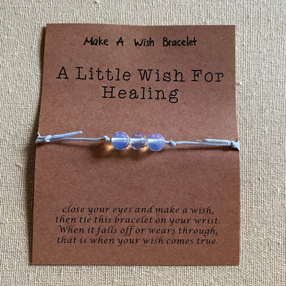 A Little Wish for Healing bracelet | Make aWish jewelry w attached card